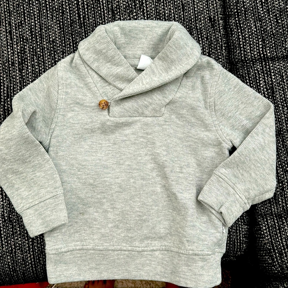 Heather grey toddler sweater